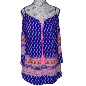 Boho Cold Shoulder Tunic